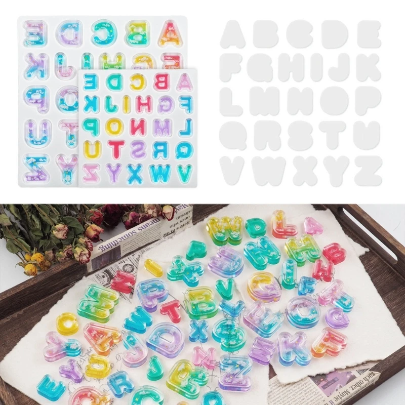

Resin Shaker Mold Alphabet Quicksand Casting Mold Epoxy Resin Mold Jewelry Keychain Mini Letter Shape Mold Making Crafts