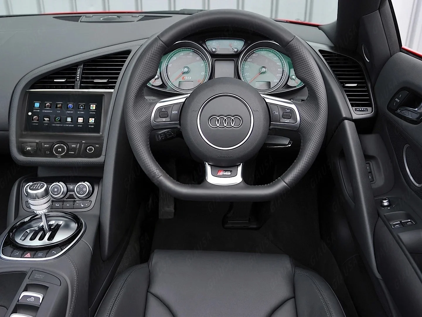 Фото Экран с Android 13 для Audi R8 Spyder V8 V10, CarPlay, GPS-навигация, автомобильная стереосистема, мультимедийный проигрыватель, автомагнитола, музыкальный плеер. №3