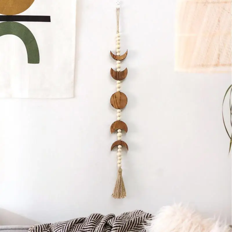 

Wall Hanging Moon Decorate Home Furnishing Manual Retro Home Decoration Crafts Ornament Eclipse Of The Sun Weaving Tassel Sun