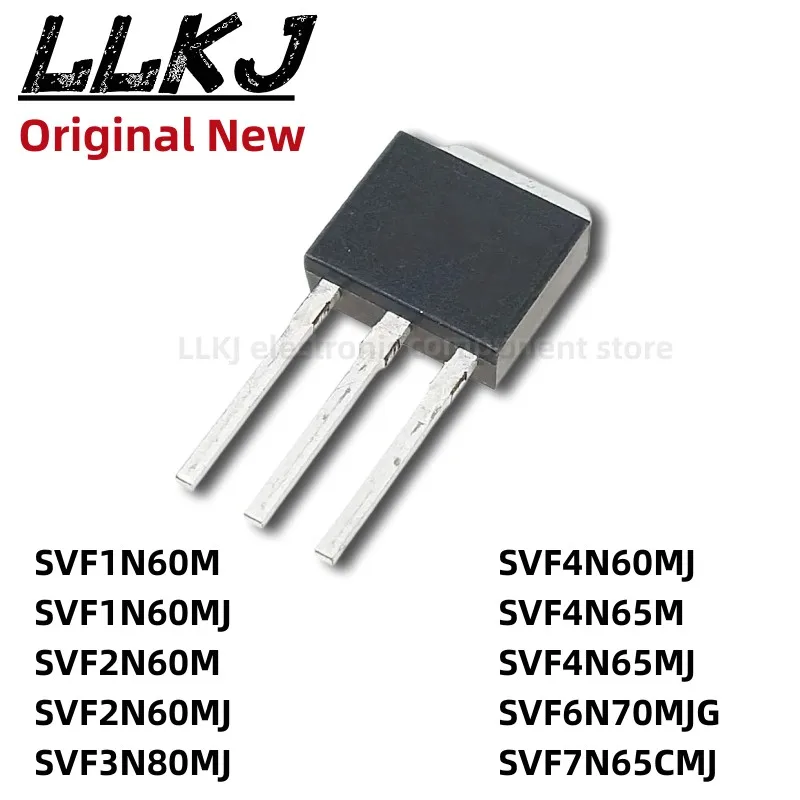 1 шт. SVF1N60M 2N60MJ 3N80 4N65 6N70MJG 7N65CMJ TO251 MOS FET TO-251