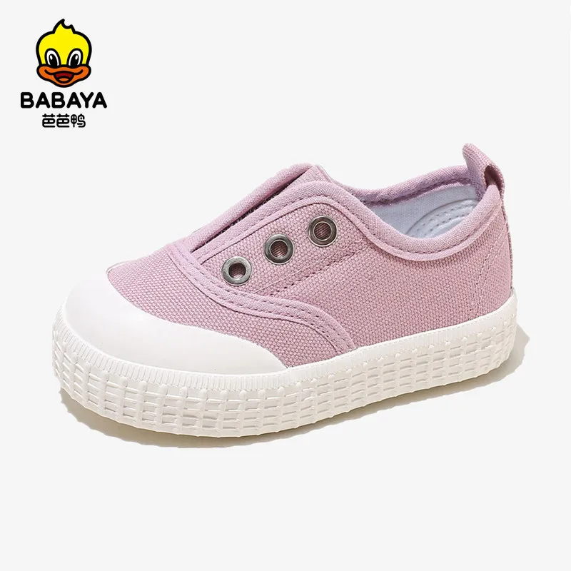 Babaya Toddler Shoes Boys Canvas Shoes 1-3 Years Old Baby Girls Non-slip Board Shoes Baby Children's Casual Shoes