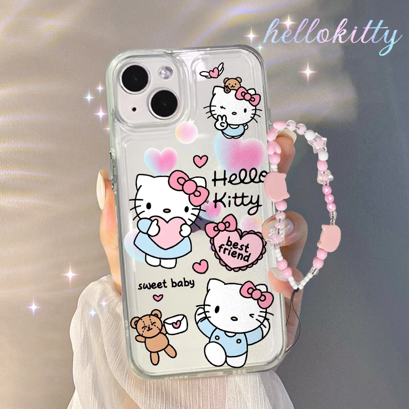Милый мультяшный чехол Hello Kitty Cat для Honor X8A X8 X7 X6A X7A 90 X7B X8B X6 50 70 X9B X9 X9A 20 Magic 5 6 4 Lite