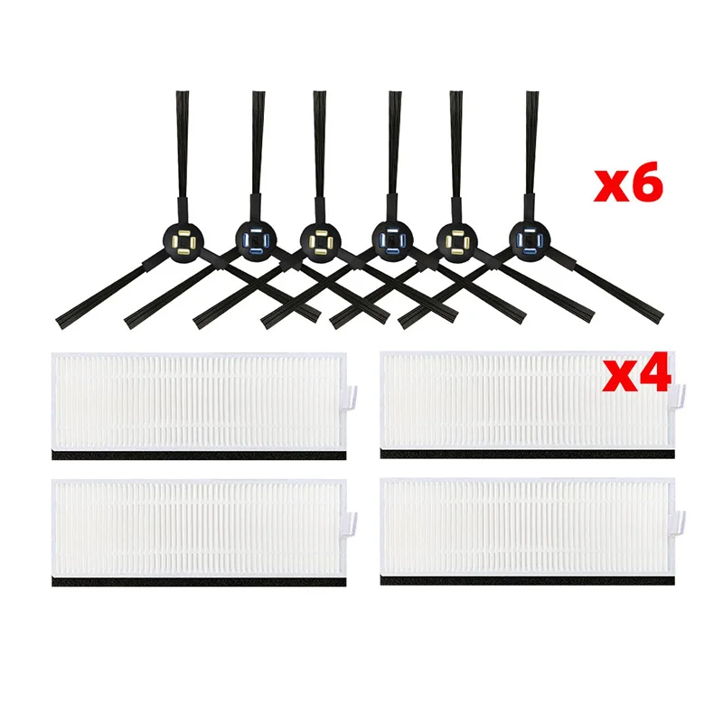 

Совместимо с Silvercrest SSR1 SSRA1 iLife A7 A9S V8 V8s X750 X800 X785 V80 Резиновая основная боковая щетка HEPA-фильтр Аксессуары Детали