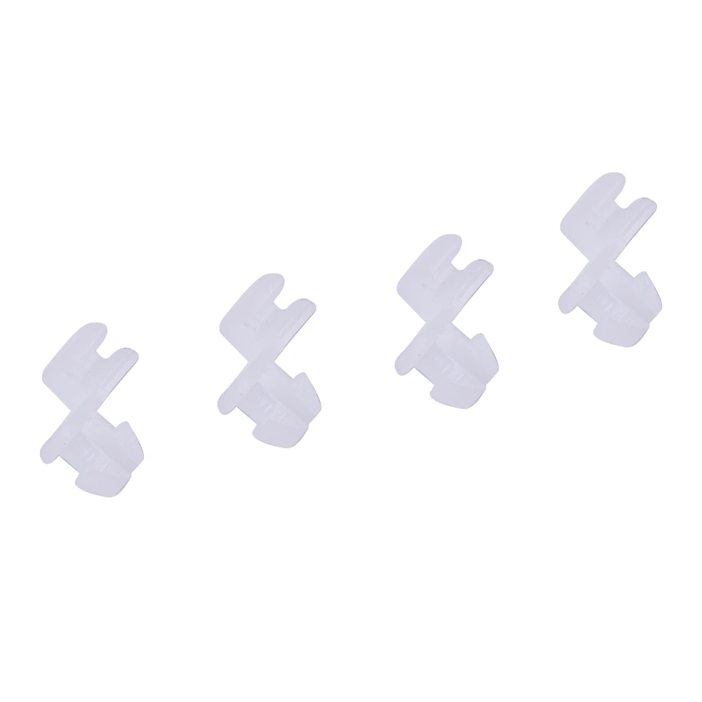 

4 Pcs Door Lock Rod Clips Trim Panel Plastic Fastener Fixed Clip Car Door Hole Door Clips Lock Fastener Rod Clip White Accessory