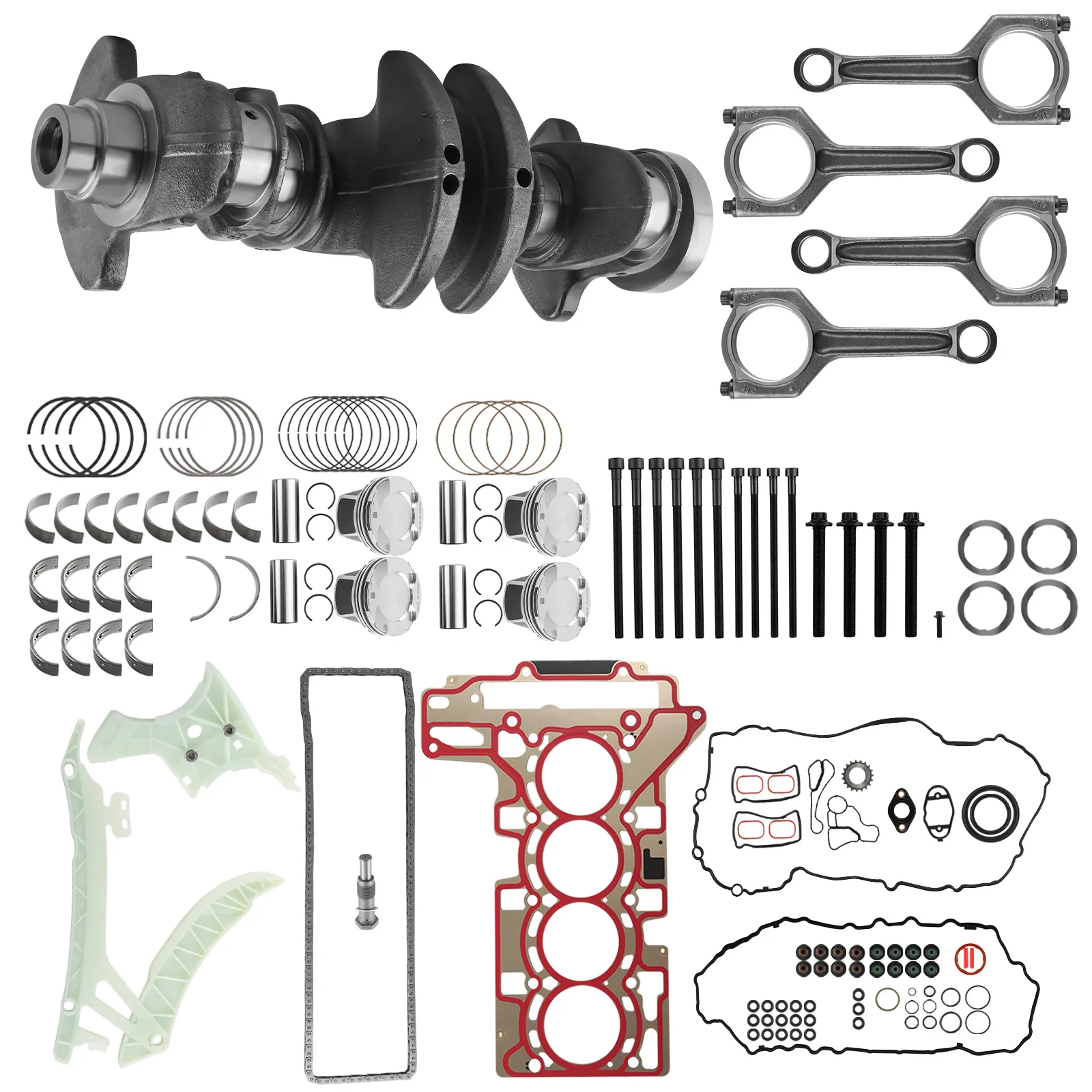Комплект для капитального ремонта коленчатого вала/контроны/комплект