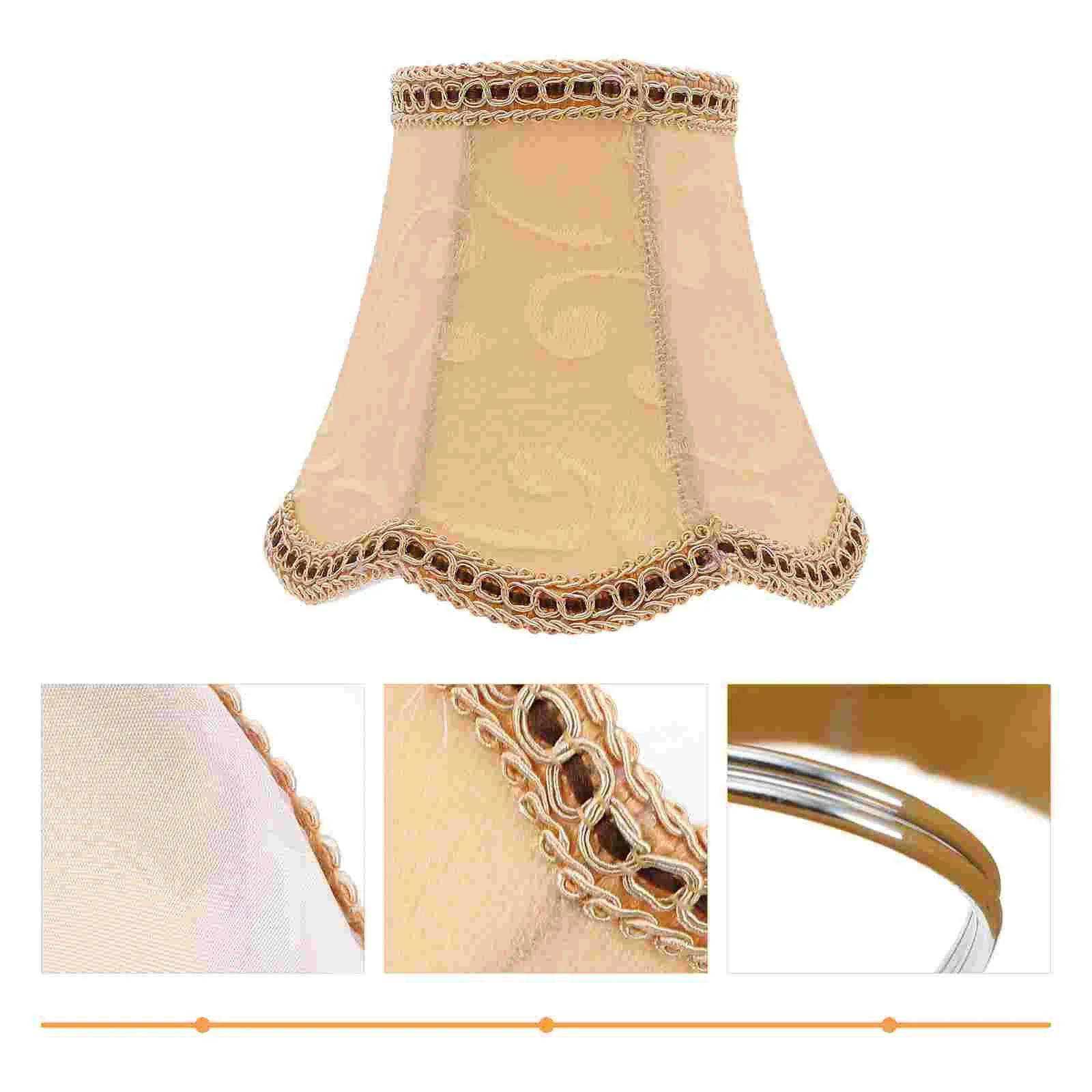 

Mini Table Lamp Fabric Lampshade Anti-dust Cover Dust-proof Head Fashionable Screen Household Floor Exquisite Adornment