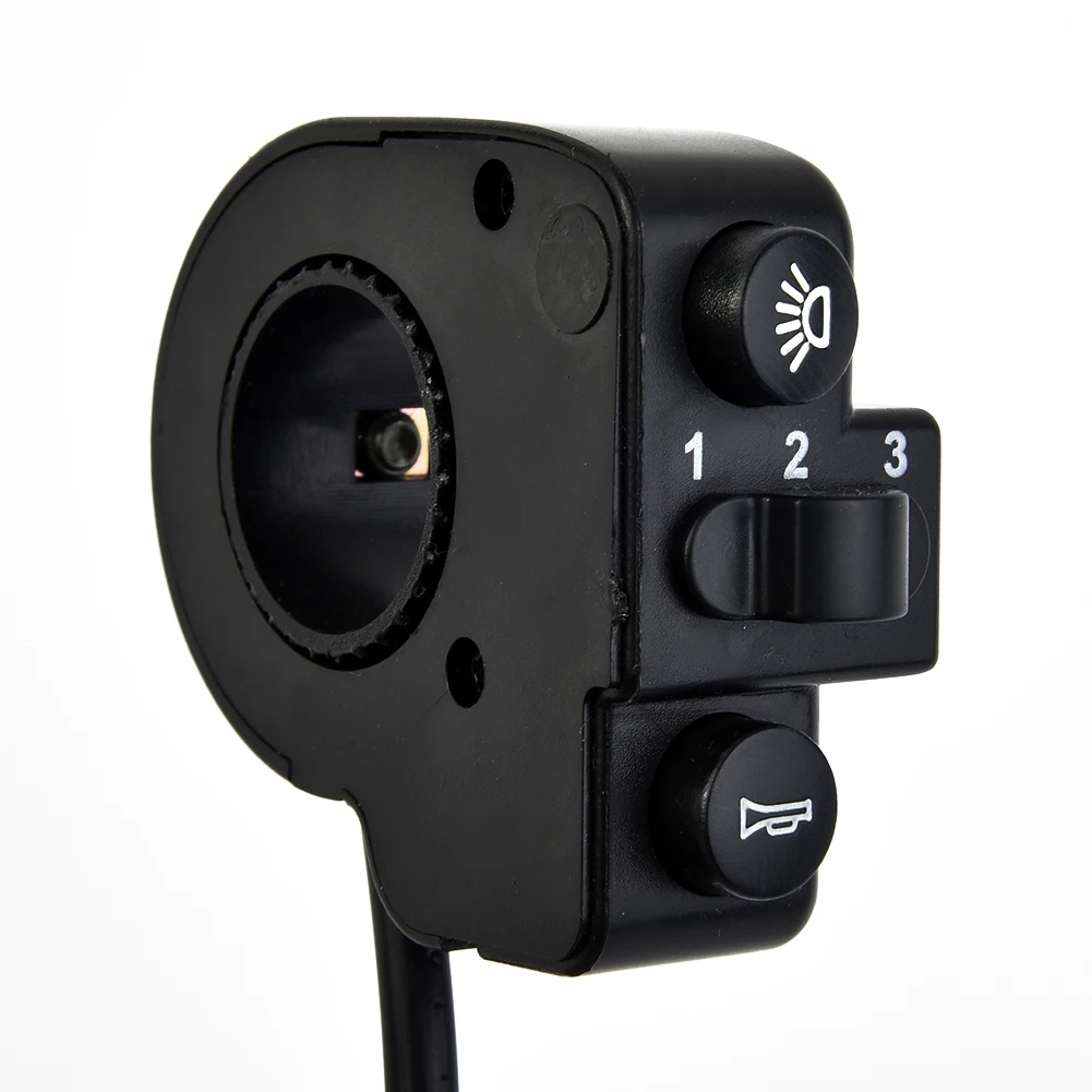 

3 In 1 Horn Button Bicycle Button E-bike Electric Horn Regulation Scooter Speed Switch Premium Useful Brand New