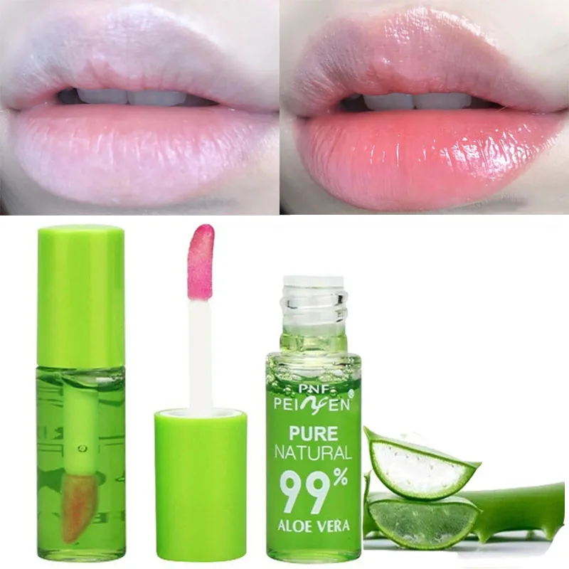 

Natural Aloe Lipstick Lip Tint Long Lasting Waterproof Moisturizing Nourish Color Lip Gloss Changeable Color Lips Tick Lip Balm