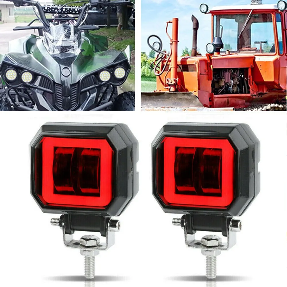 

Передняя правая Рабочая световая панель, светодиодный рабочий светильник ильник 6000 лм, 3-проводное соединение, 4WD ATV K DC 10-30V для внедорожников...