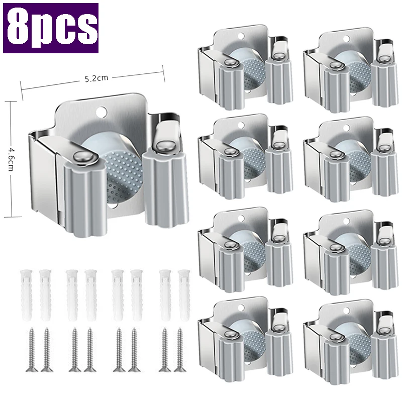 

Держатель для швабр и метел из нержавеющей стали