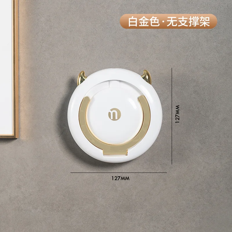 

Punch-free Hands Free Hair Dryer Holder No Drillingwall Organizer Shelves Self-adhesive 1pcs Hairdryer Rack Organizer Universal