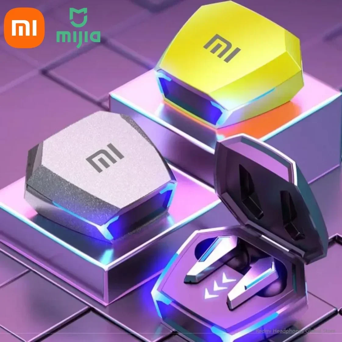 Фото Беспроводные Bluetooth-наушники Xiaomi M10 для звонков высокой четкости, высококачественные игровые спортивные водонепроницаемые наушники с шумоподавлением №2