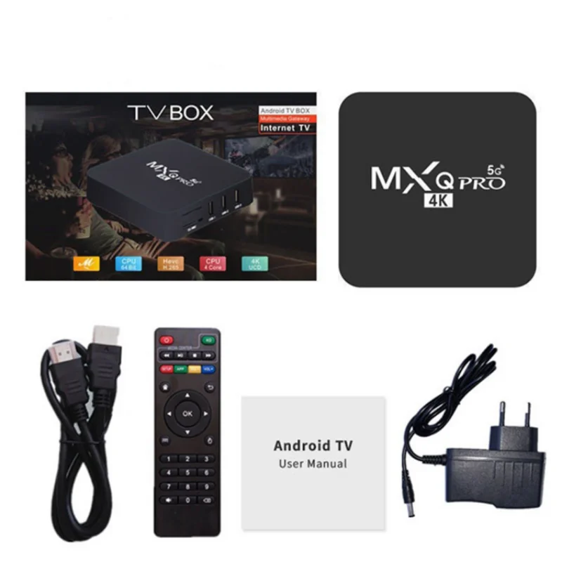 MXQpro RK3229 64GB Android 10.1 Smart TV Box 4K Youtube Media Player TV BOX Android 7.1 4GB 32GB Remote Control TV Set Top Box images - 6