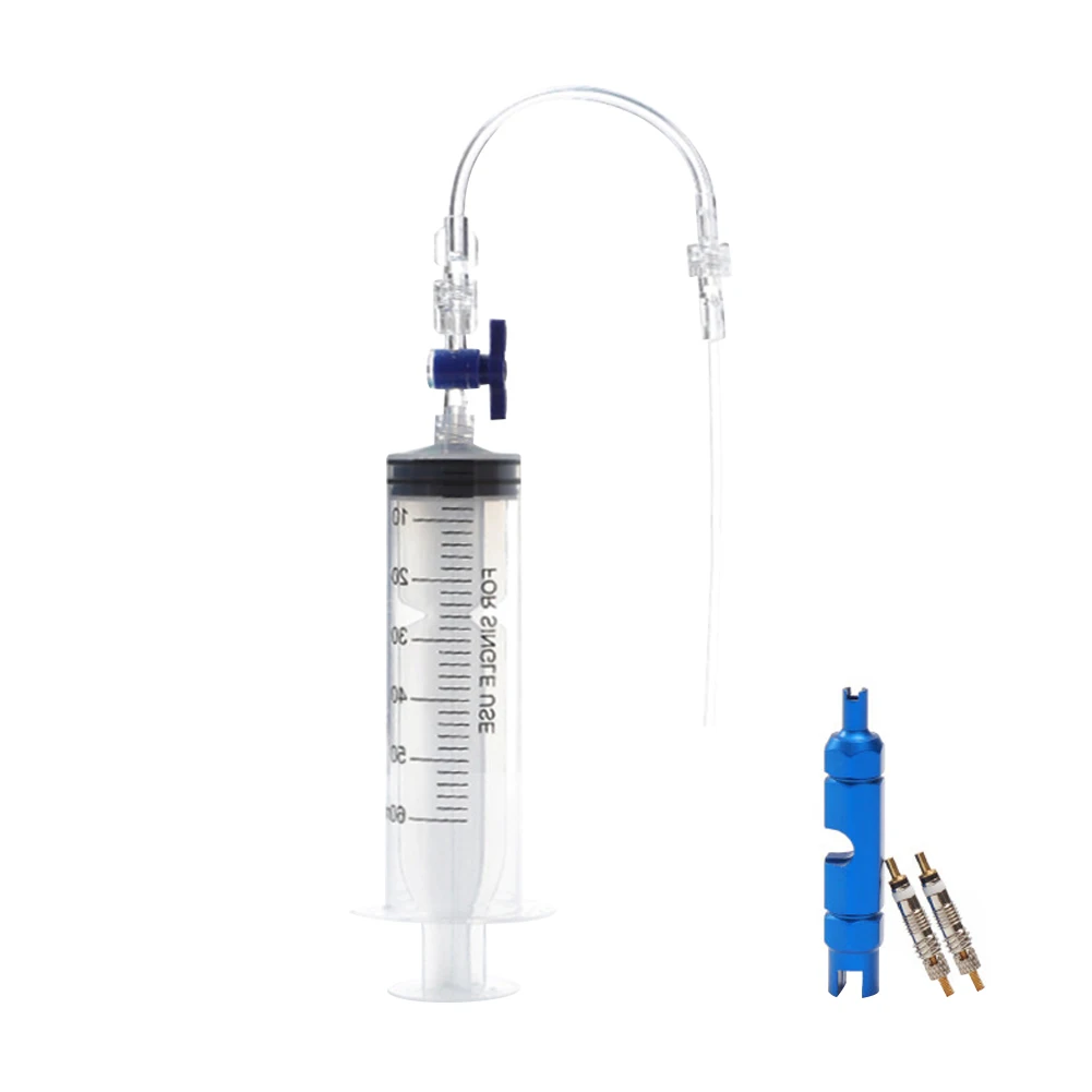 

Герметик бескамерный для горного велосипеда, инжектор для многоразовых велосипедных вакуумных шин жидкостной шприц, аксессуары для велосп...