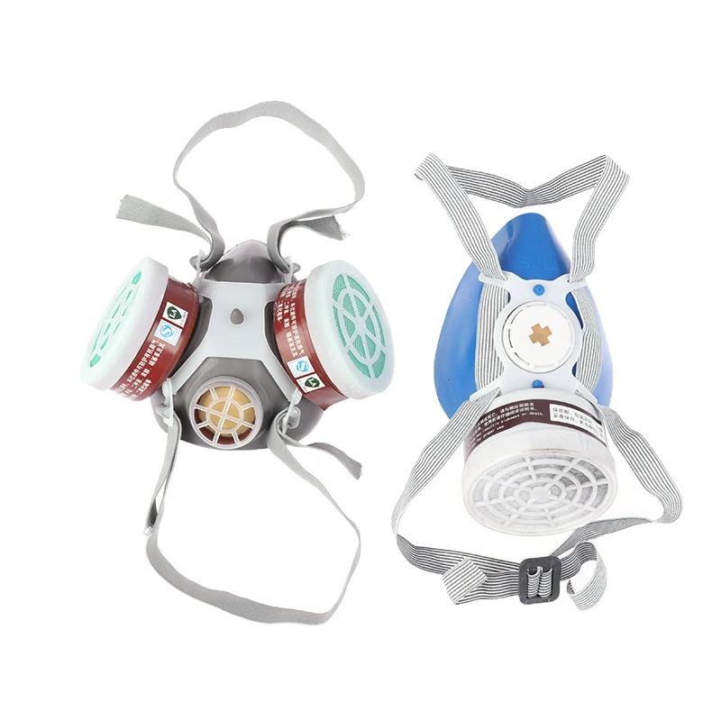 

Полумаска-респиратор резиновая для защиты от пыли, одного и двух фильтров