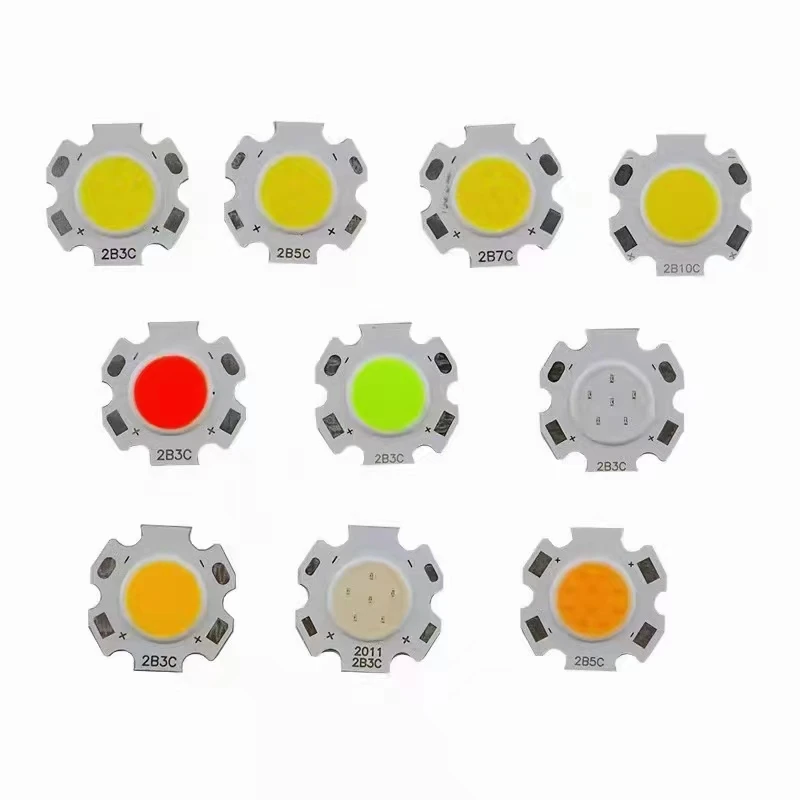 

Спот Потолочный 10pcs A Lot Led Cob Cri≥80 Led Light-emitting Diode Epistar Chip 3w 5w 7w 11*11mm For Diy Led Spotlight Downligh