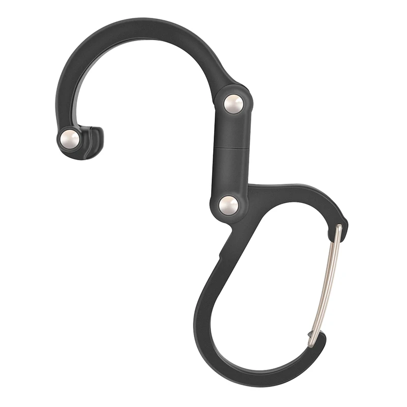 Карабин для альпинизма из алюминиевого сплава многофункциональный вращающийся