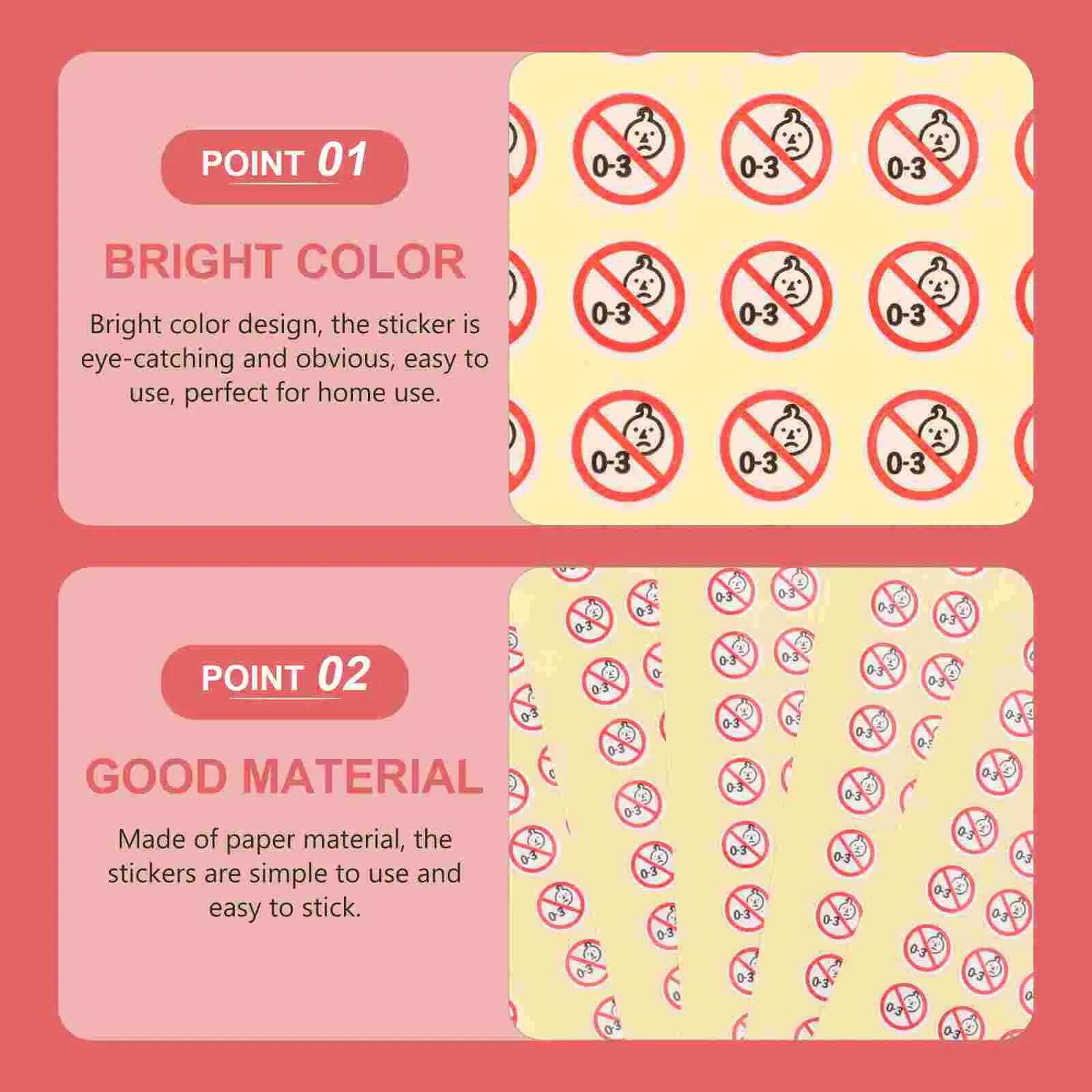 1000 шт. наклейка для младенцев игрушечная этикетка еды клейкая (0-3 года)