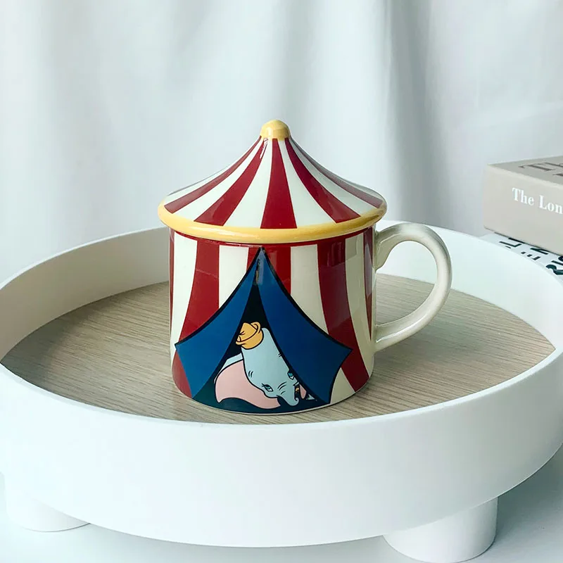 

Disney Dumbo Ceramic Water Cup Coffee Cup Circus Dumbo Action Figure Model Toys Collection Toys Water Cup Gifts