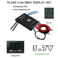 jk bms active balancing 2a 7s 10s 12s 13s 14s 16s 17s 20s 21s 24s li ion bms 3 7v bluetooth rs485 can discharge 200a peak 400a