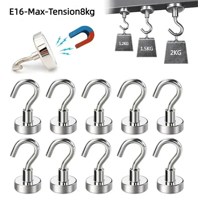 

Магнитные крючки E10/12/16/25 мм