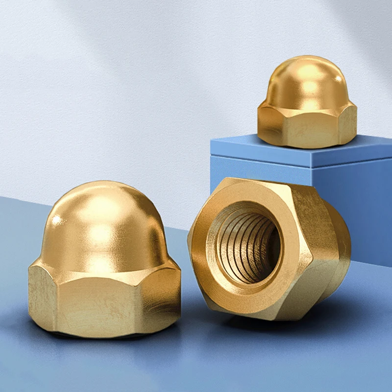 

5Pcs Acorn Cap M3 M4 M5 M6 M8 M10 M12 M14 M16 M18 M20 Brass Decorative Dome Cap Nuts Blind Nuts