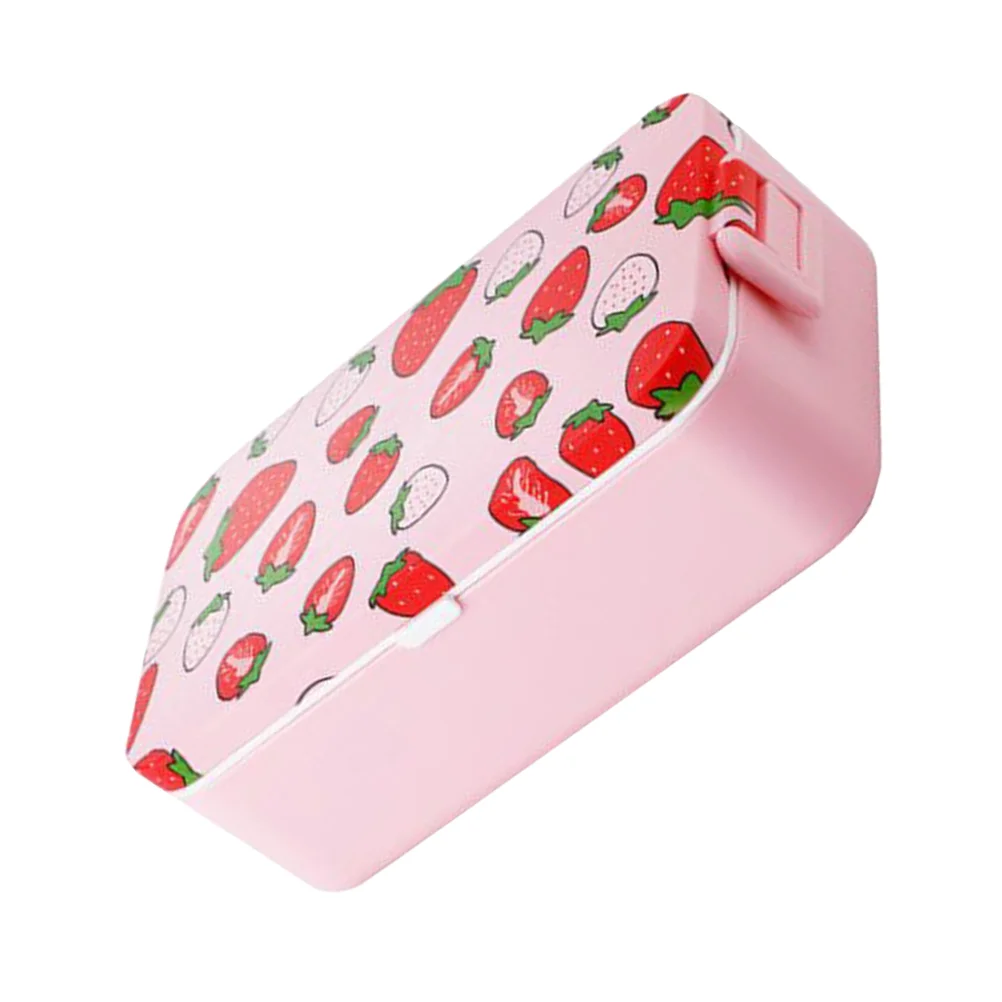 

Strawberry School Lunch Bento Box Containers Food Storage Case Holder Convenient Bento Lunchbox Pp Student