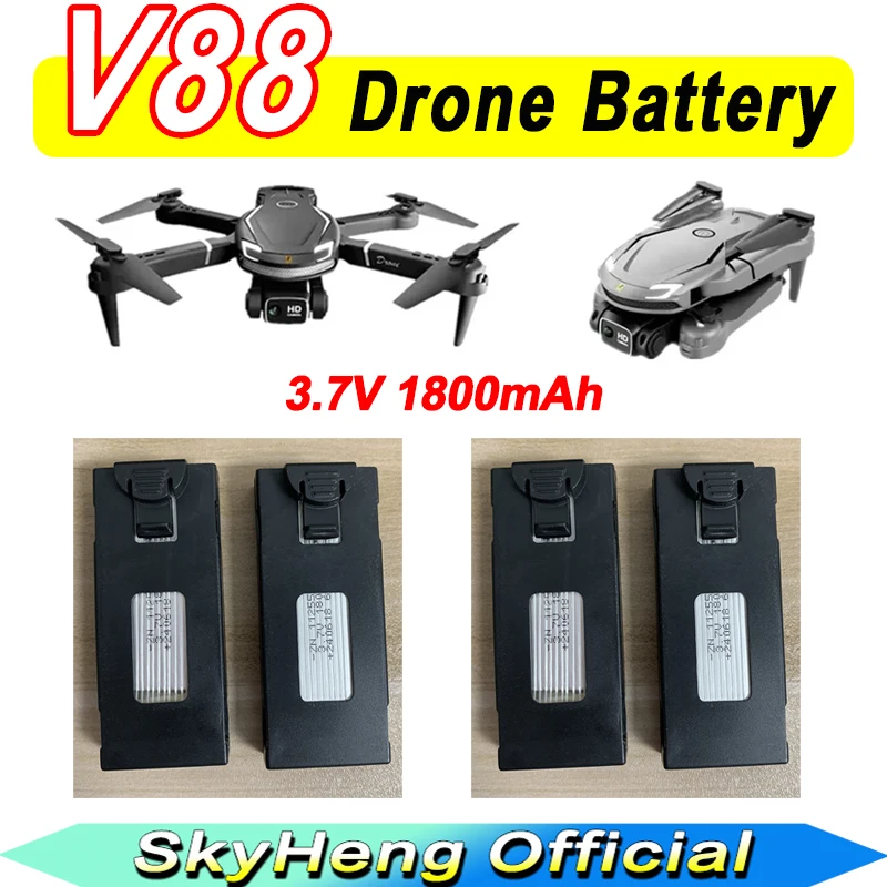 Оригинальный V88 Дрон 8K профессиональный HD Аккумулятор 3 7 в 1800 мАч для дрона RC Qudcopter