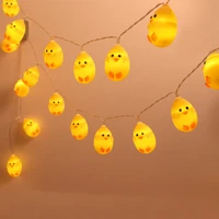 chicken rabbit string light easter fairy string lights wedding new year holiday party decoration 1 5m easter led bunny egg shell