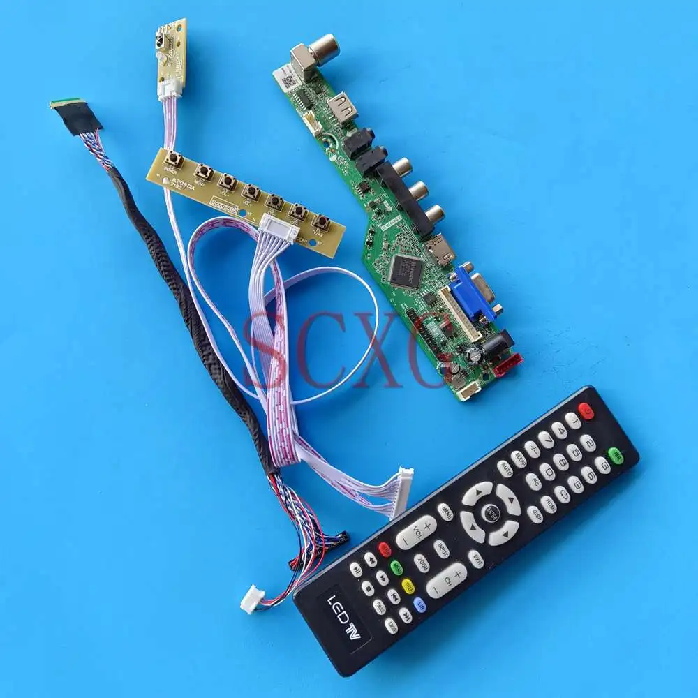 

For LP156WH4-TLN1 Display Controller Board Kit 15.6" 1366 768 40 Pin LVDS Tablet PC VGA AV USB HDMI-Compatible TV Analog Signal