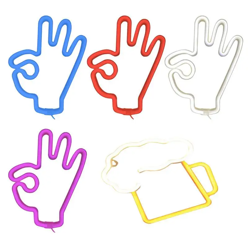 

LED Neon Night Light Sign Wall Art Sign Night Lamp Christmas Birthday Gift Wedding Party Wall Hanging Neon Lamp Home Decor