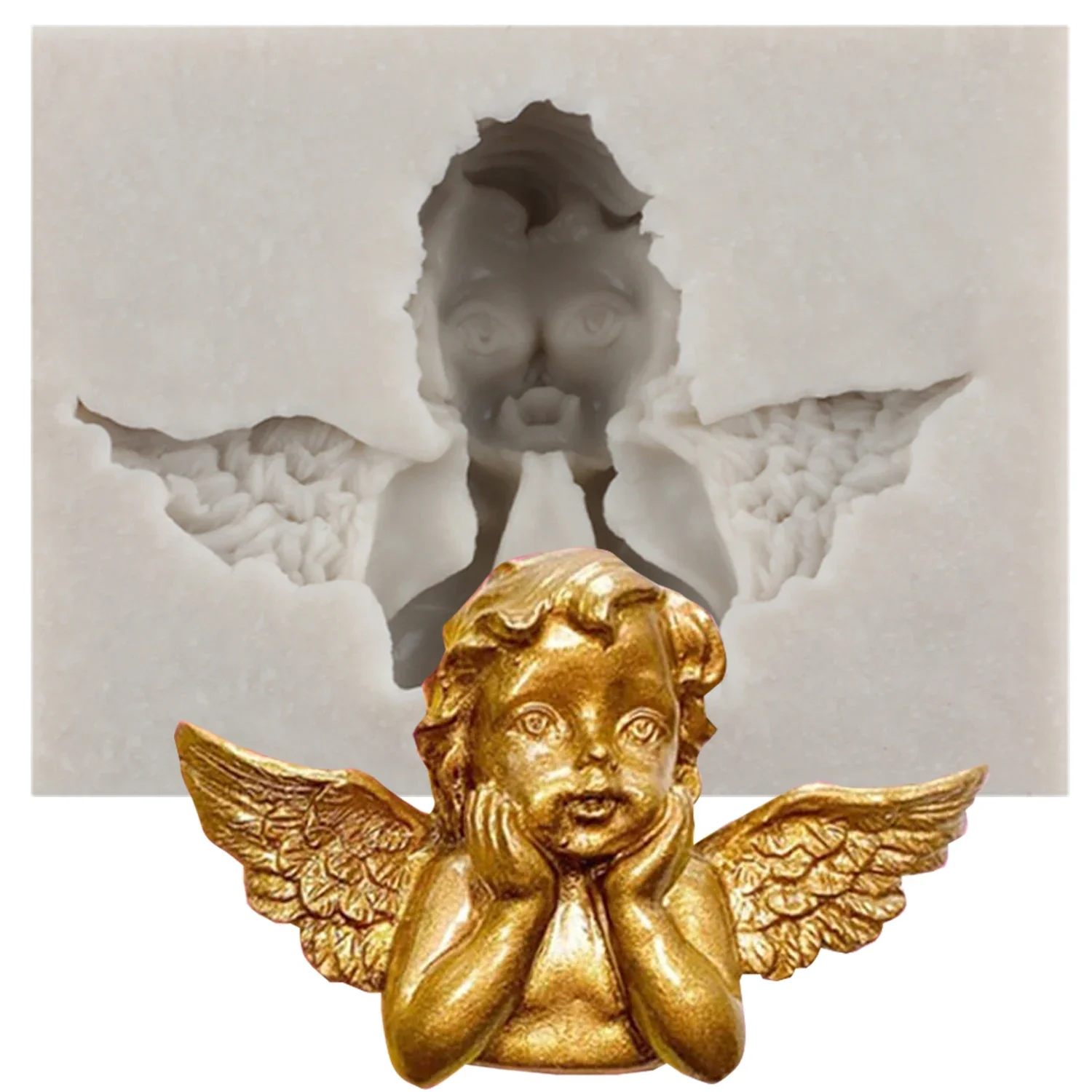 Sugarcraft силиконовая форма для торта детский ангел