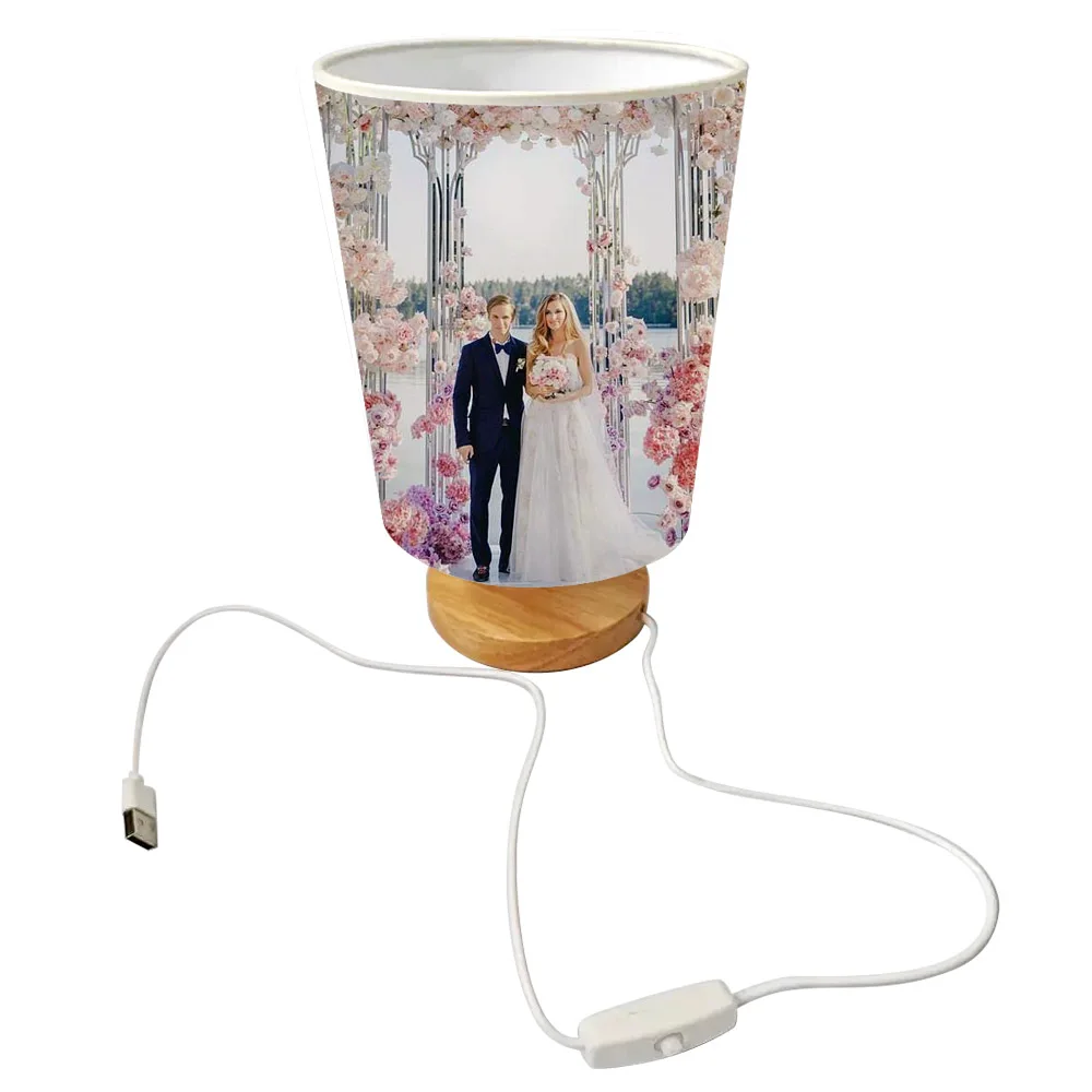 2 шт./партия настольные лампы с принтом
