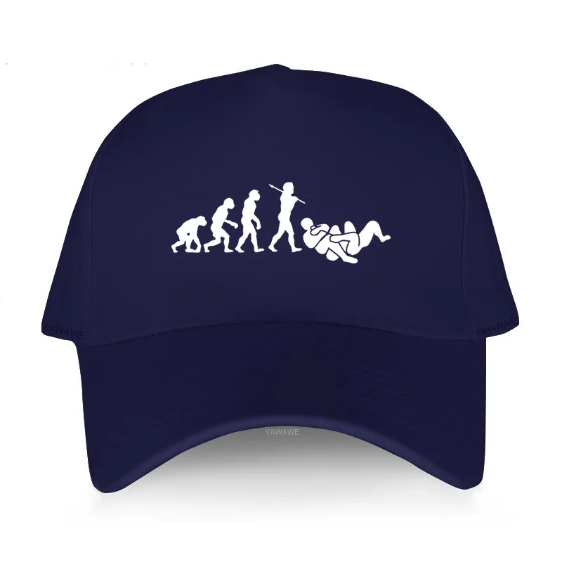 

Men's yawawe baseball caps Classic style fishing hat Brazilian Jiu Jitsu Bjj Evolution Cotton unisex teens luxury sunhat