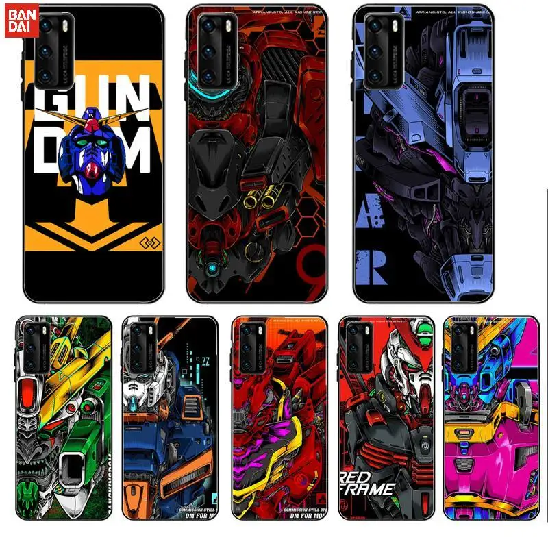 

BANDAI Mobile Suit Gundam Phone Case For Samsung S22 S5 S6 S6edge Plus Ultra Plus 5g M10 M11 M20 M21 M30 M31 M51 S Prime Shell