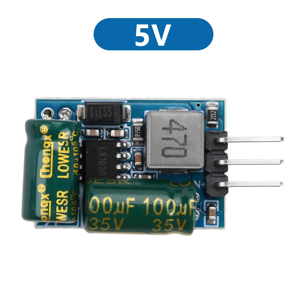 

Мини-понижающий преобразователь постоянного тока 10-100 В, 24 В, 36 В, 48 В, 60 В, 72 В до 3,3 В, 5 В, понижающий модуль питания, защита от короткого замыкания
