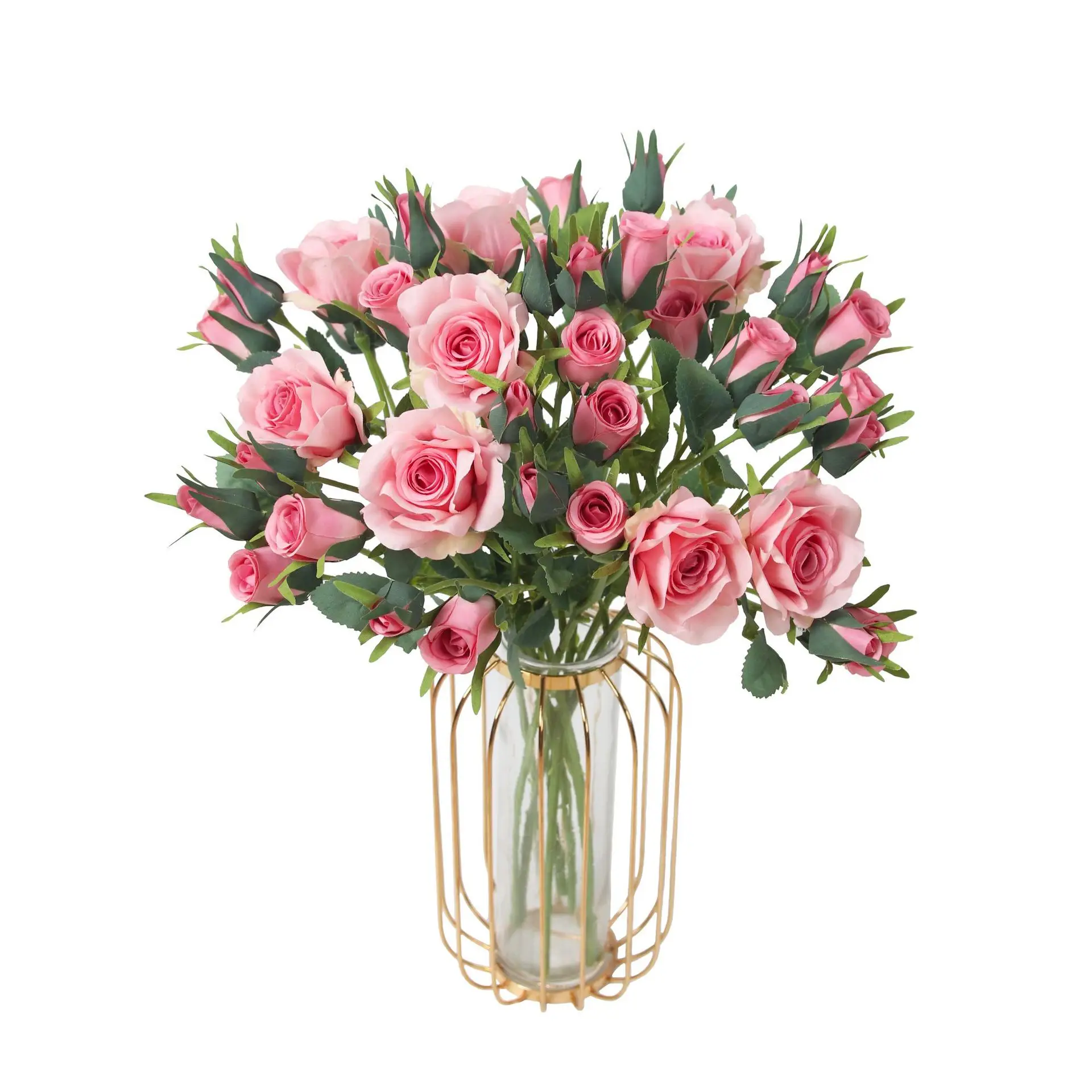 

Искусственные цветы 10 шт. 5 цветов розы букеты шелковые искусственные розы Свадебный декор букет невесты искусственные цветы для дома