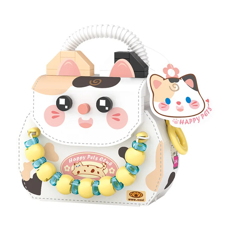 LOZ креативные микро строительные блоки милые сумки каваи набор животных и кошек