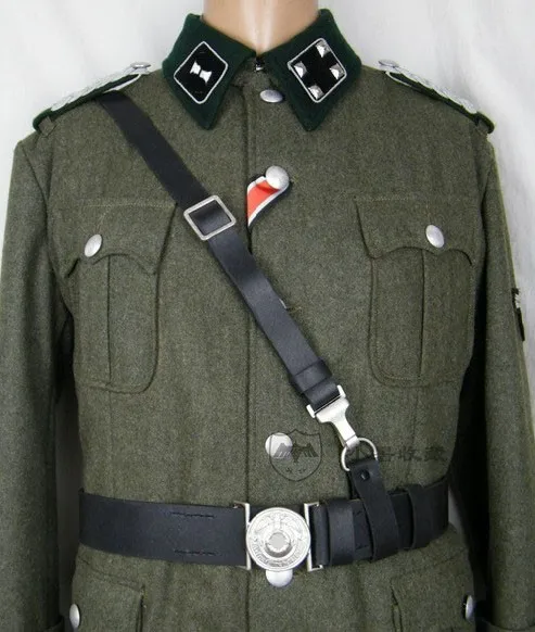 Кожаный армейский ремень