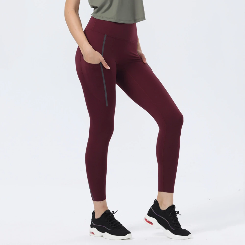 New Women Seamless Yoga Leggings Quick Dry Breathable Sports Pants High Waist Hip Lifting Gym Running Fitness Leggings