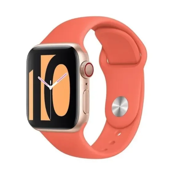 

Умные часы Smart Watch X22 Pro розовое золото+красный ремешок, 44mm, Розовый