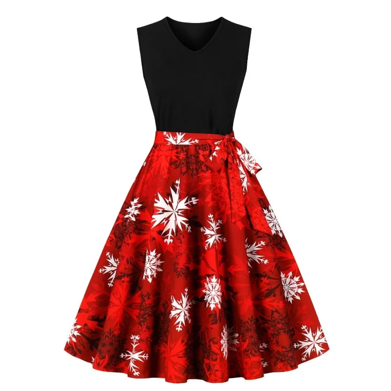 Женские Платья С Принтом На Хэллоуин В Стиле Ретро Повседневные Удобные Без