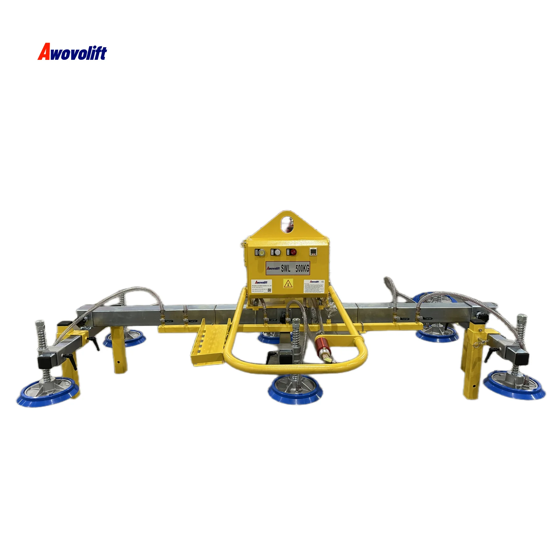 Фото Awovolift Ручной вакуумный подъемник для листового металла постоянного тока и переменного тока Вакуумный подъемник для листового металла Присоска с выжимным краном CE для стального листа №1