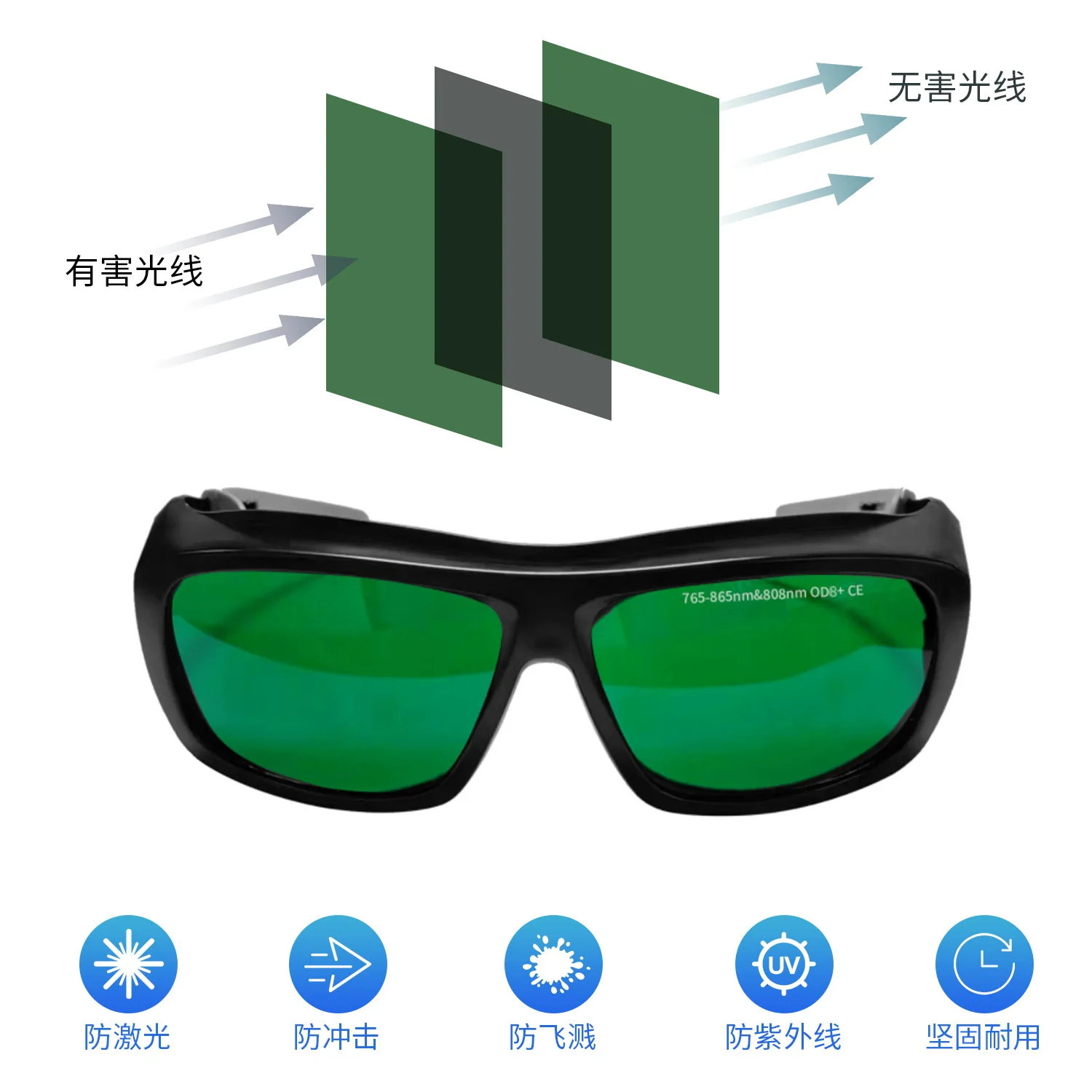 Лазерные защитные очки для омоложения кожи инструмент красоты фотонный