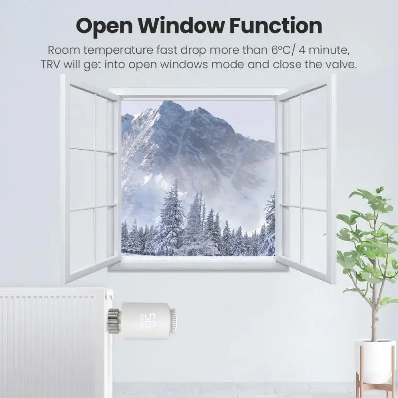 Смарт-термостат Tuya ZigBee привод радиатора термостатический клапан с поддержкой Alexa