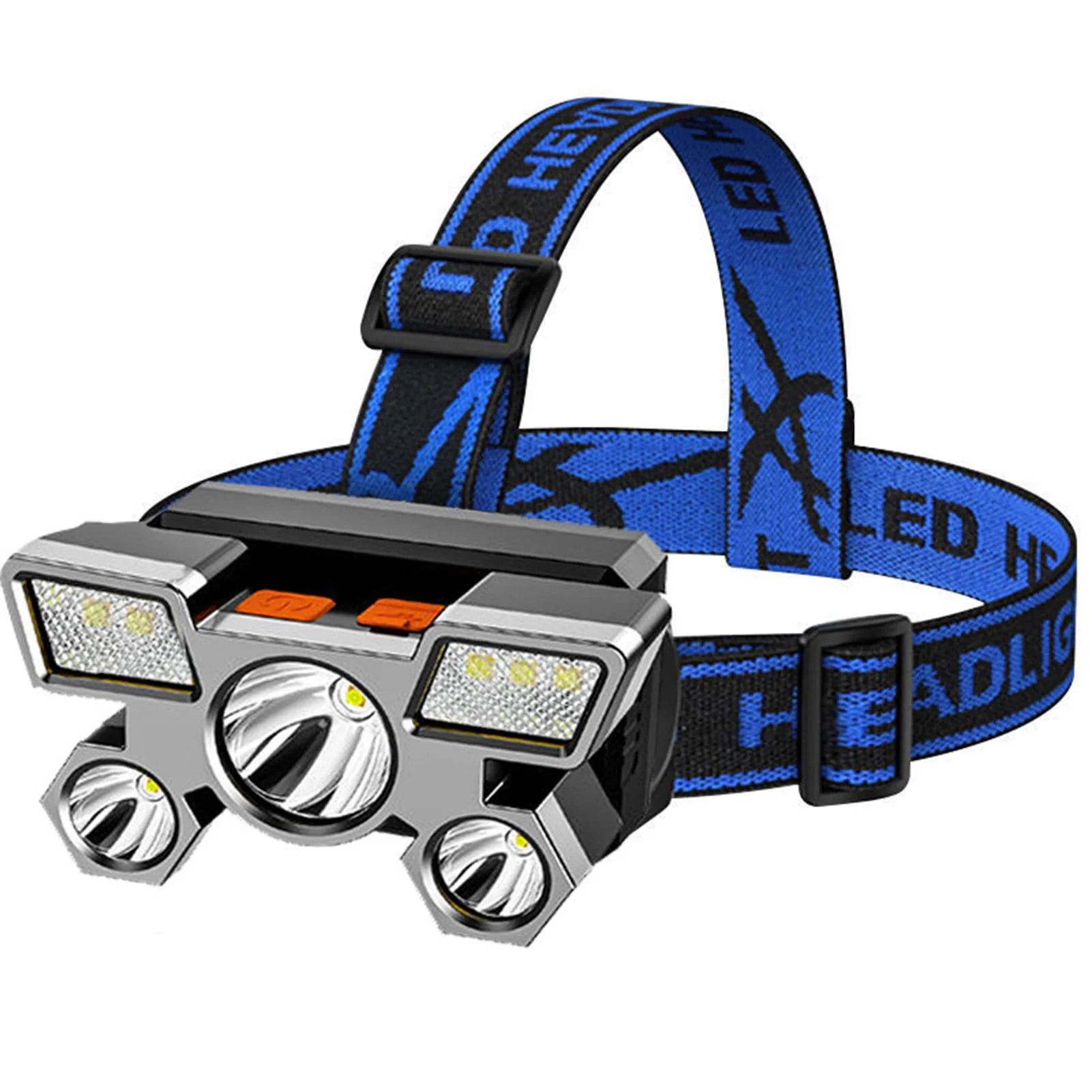 

Professional Headlamp LED Waterproof High Brightness Head Torch USB Rechargeable Waterproof Headlight For Outdoors Camping Hunti