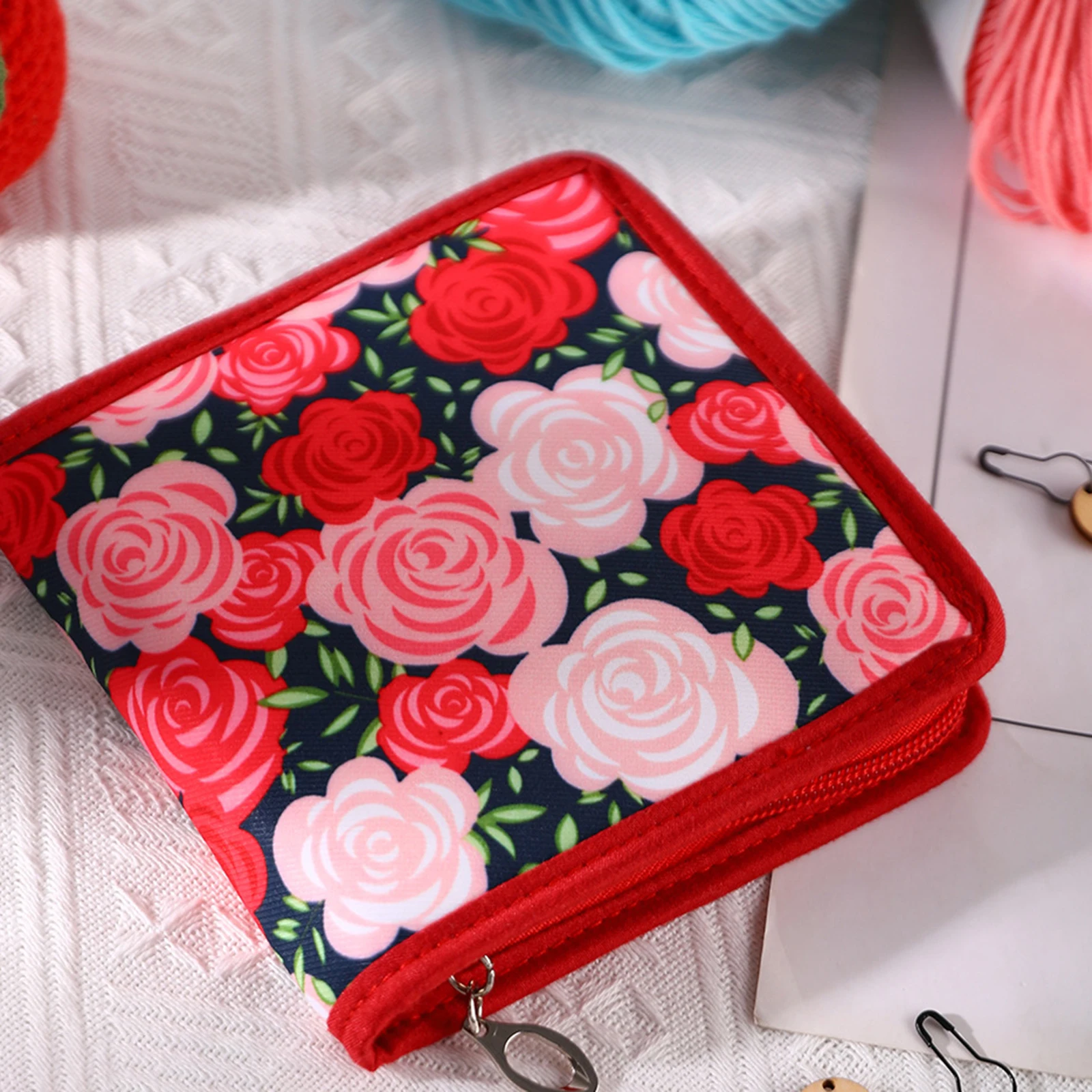 Набор круговых спиц для вязания инструмент товары творчества с сумкой хранения