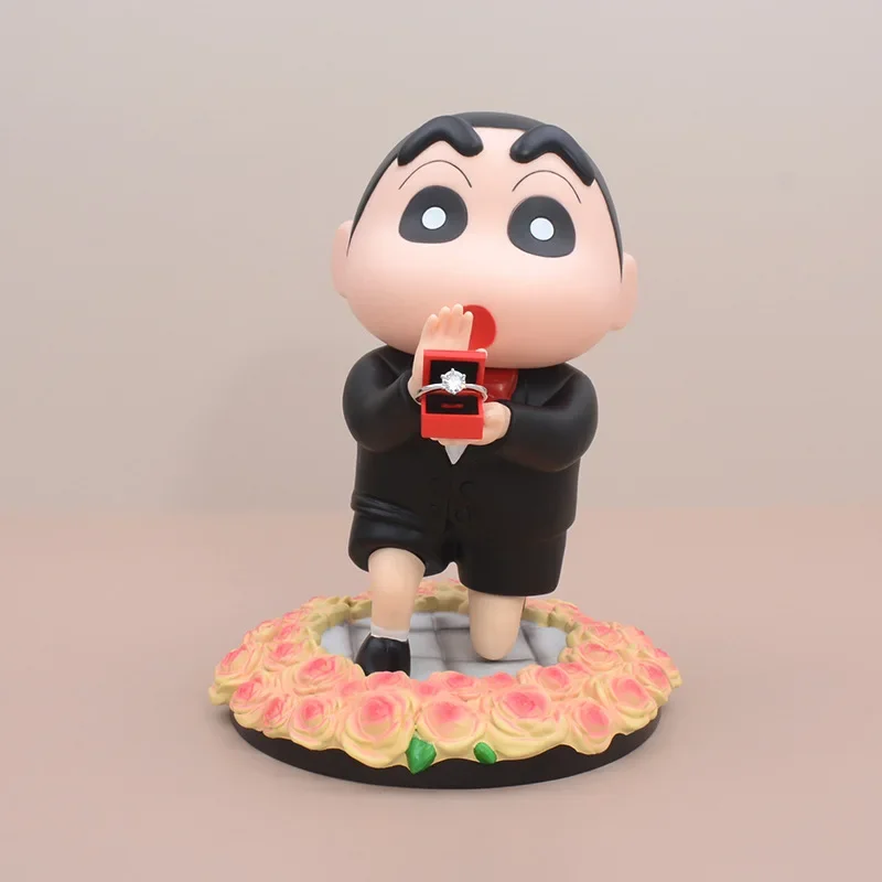 Crayon Shin-chan кольцо с бриллиантами карандаш модель ручной работы декоративные