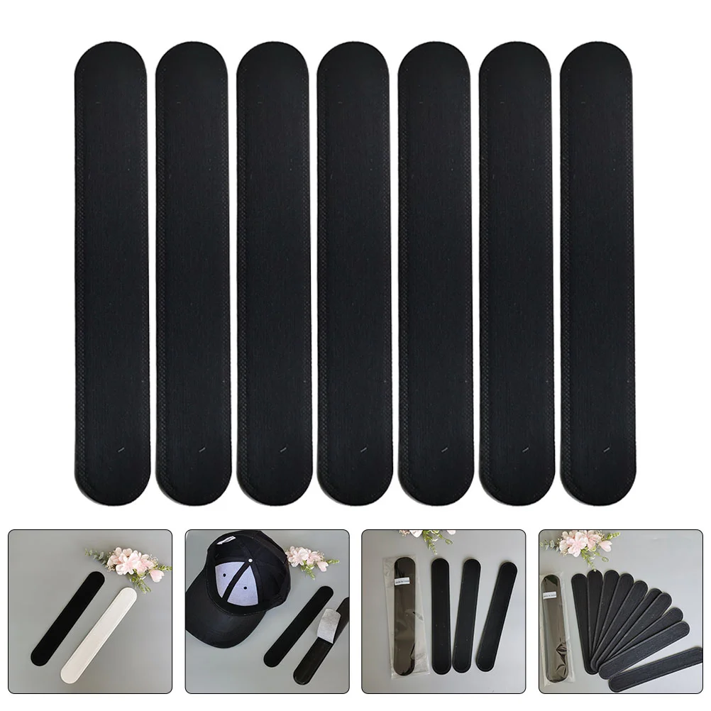 

20pcs/30pcs Hat Collar Sweat Pad Adhesive Tape Disposable Sweat-Absorption Sticker Shirt Collar Hat Liner Absorbent Sweat Pads