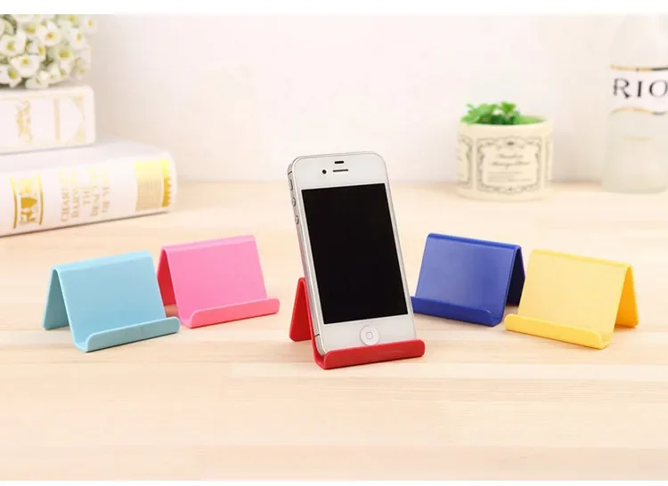 Держатель для телефона ярких цветов ленивых людей держатель визитных карточек